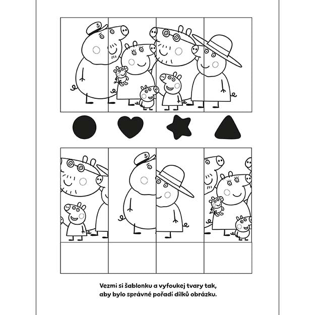 Peppa Pig colouring book with blow pens