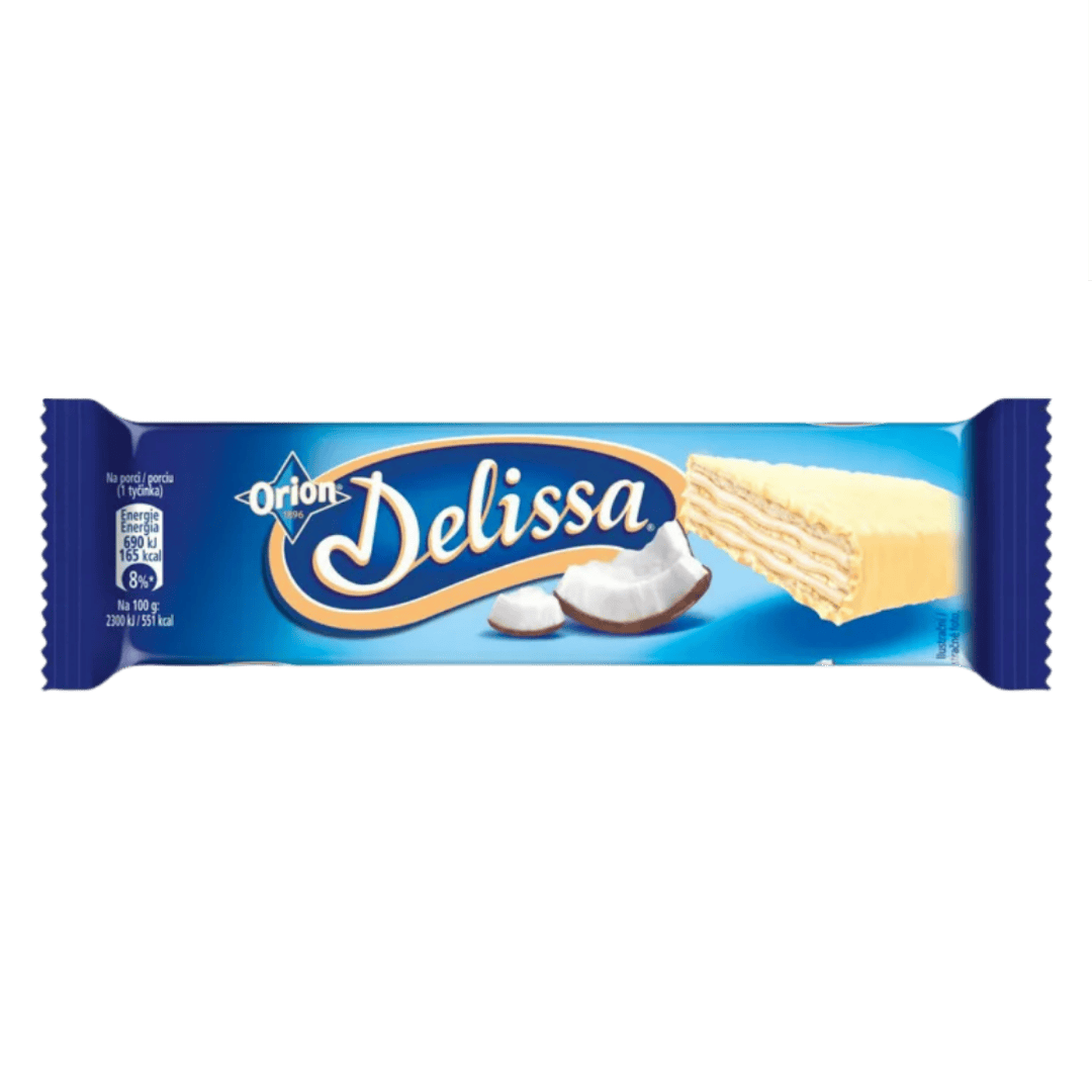 Orion Delissa Coconut Wafer in White Coating / Delissa kokosova oplatka v bile poleve