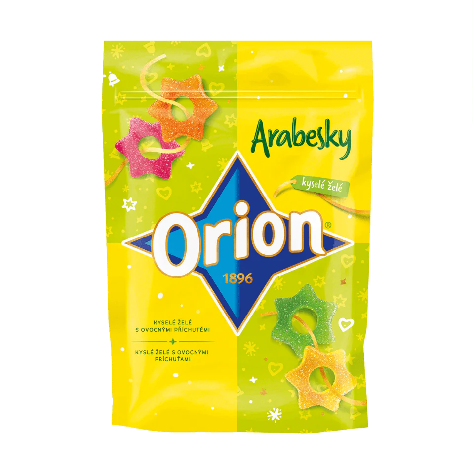 Nestlé Orion Arabesky Sour Fruit Jellies / Arabesky kysele