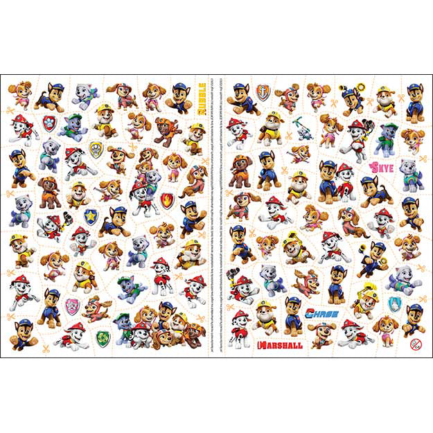 Paw Patrol Colouring Book with 100 Tattoos
