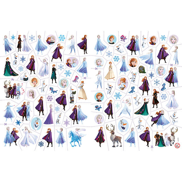 Frozen colouring book with 100 tattoos