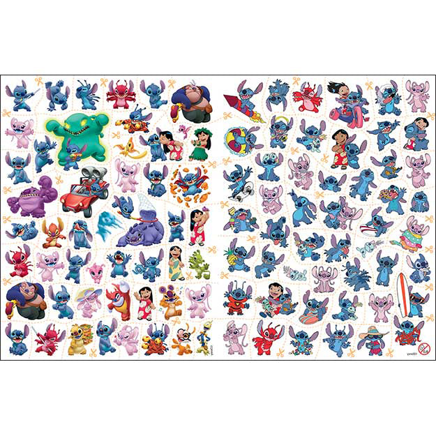 Lilo & Stitch colouring book with 100 tattoos