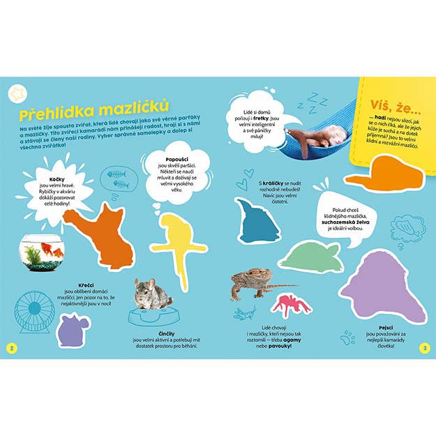 Pets Educational Sticker Book