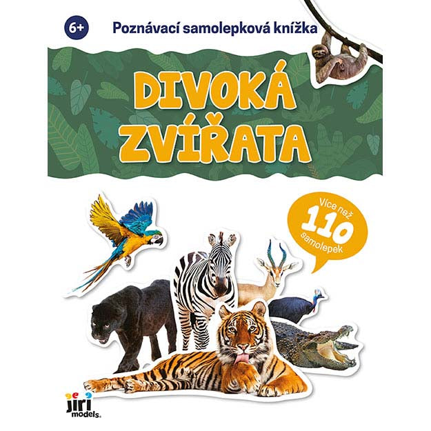 Educational sticker book Wild Animals