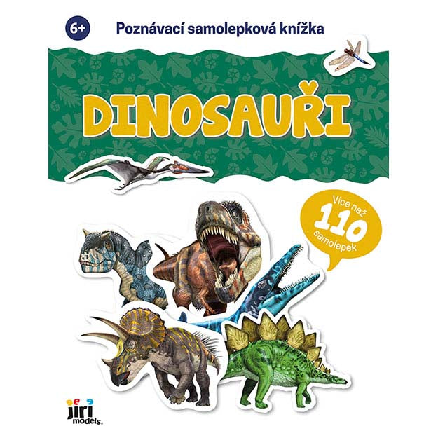 Educational dinosaur sticker book