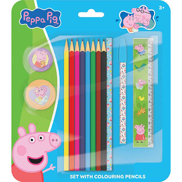 Peppa Pig Coloured Pencil Set