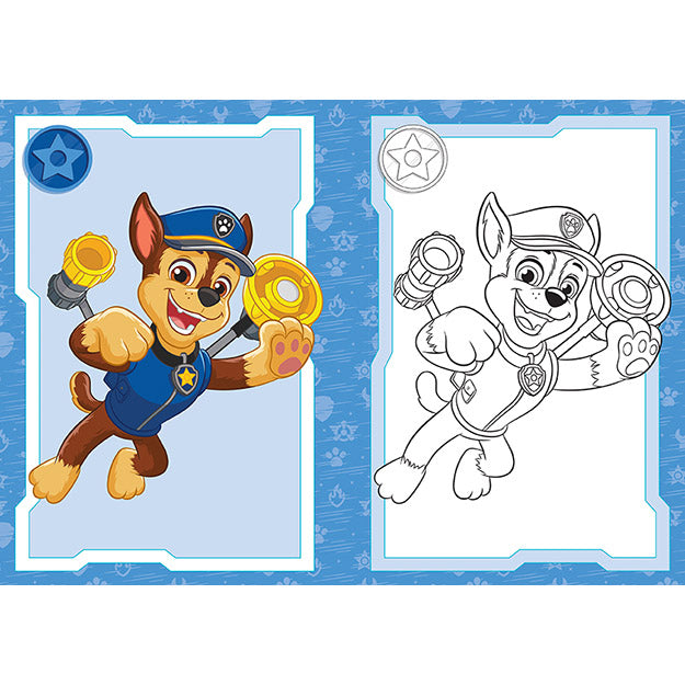 Paw Patrol A5 colouring book for boys