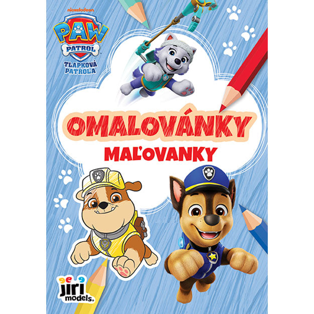 Paw Patrol A5 colouring book for boys