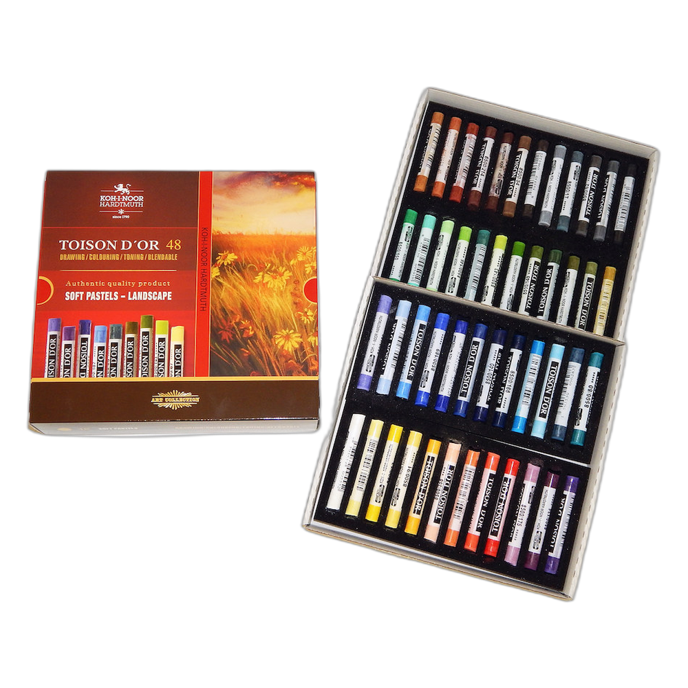 Koh-i-Noor Toison d'Or 8516 Soft Pastels Set of 48 Landscape