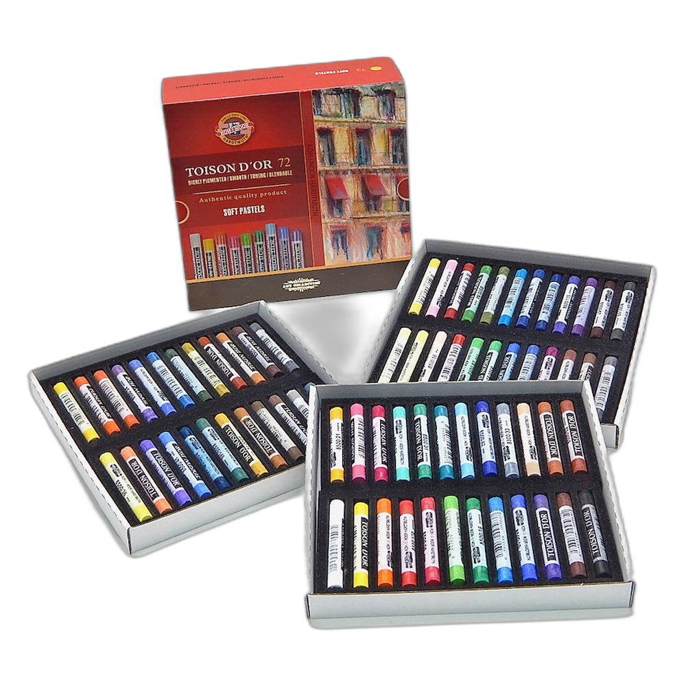 Koh-i-Noor 8517 Soft Pastels Artist Set of 72 Shades