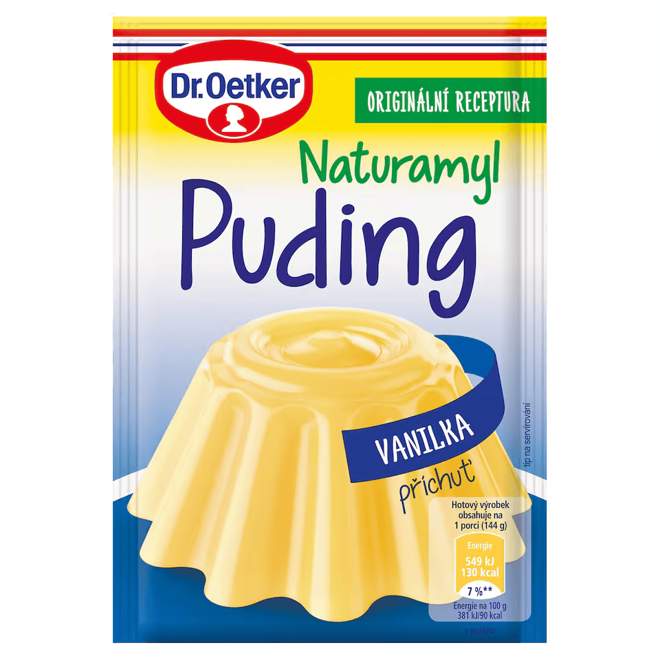 Dr.Oetker Naturamyl Vanilla Pudding / Naturamyl vanilkovy pudink