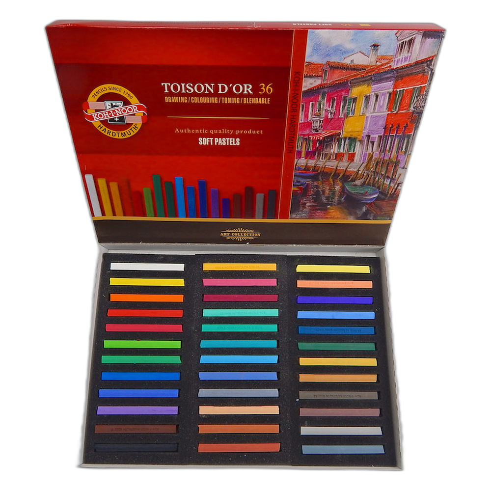 Koh-i-Noor Toison d'Or 8585 Soft Pastels Set of 36