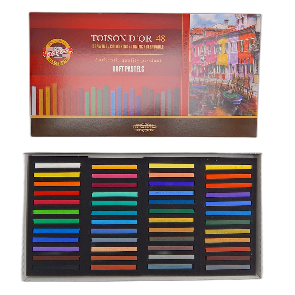 Koh-i-Noor Toison d'Or 8586 Soft Pastels Set of 48