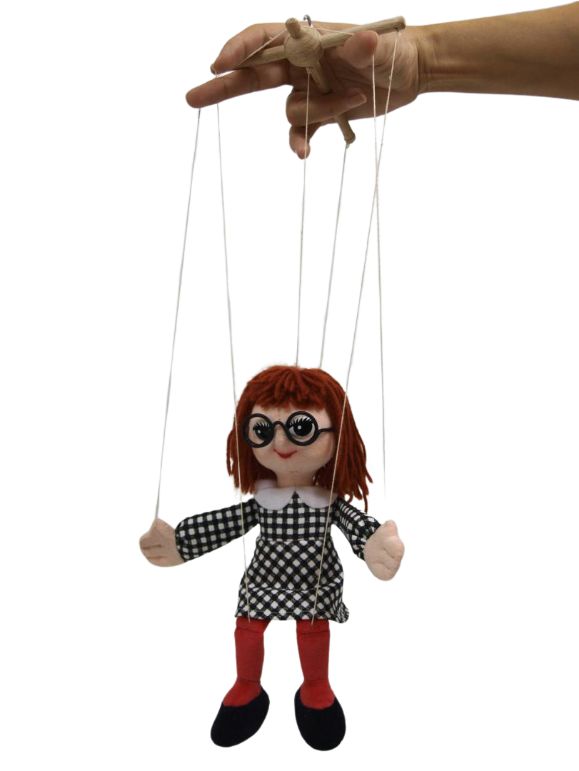 Manicka 25 cm textile marionette / Manicka loutka (Spejbl a Hurvinek)