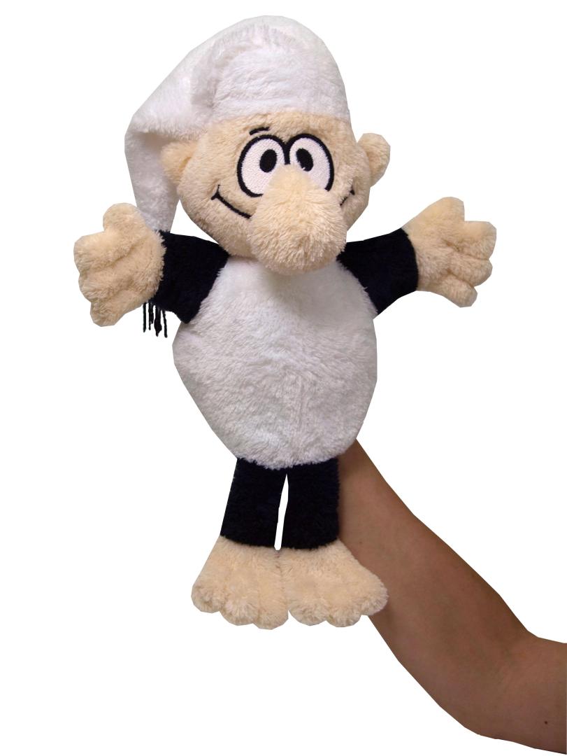 Vochomurka 40 cm white hand-puppet / Vochomurka manasek