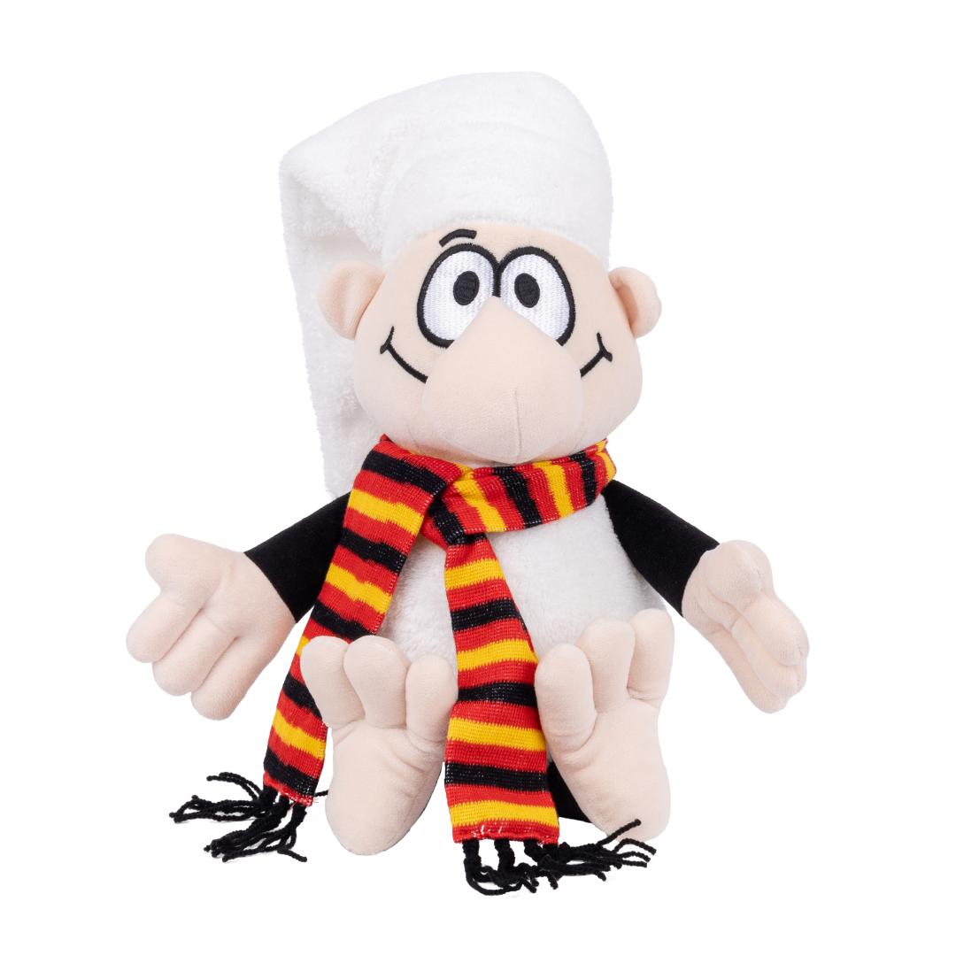 Vochomurka 44 cm with scarf white plush toy / Vochomurka plysova hracka