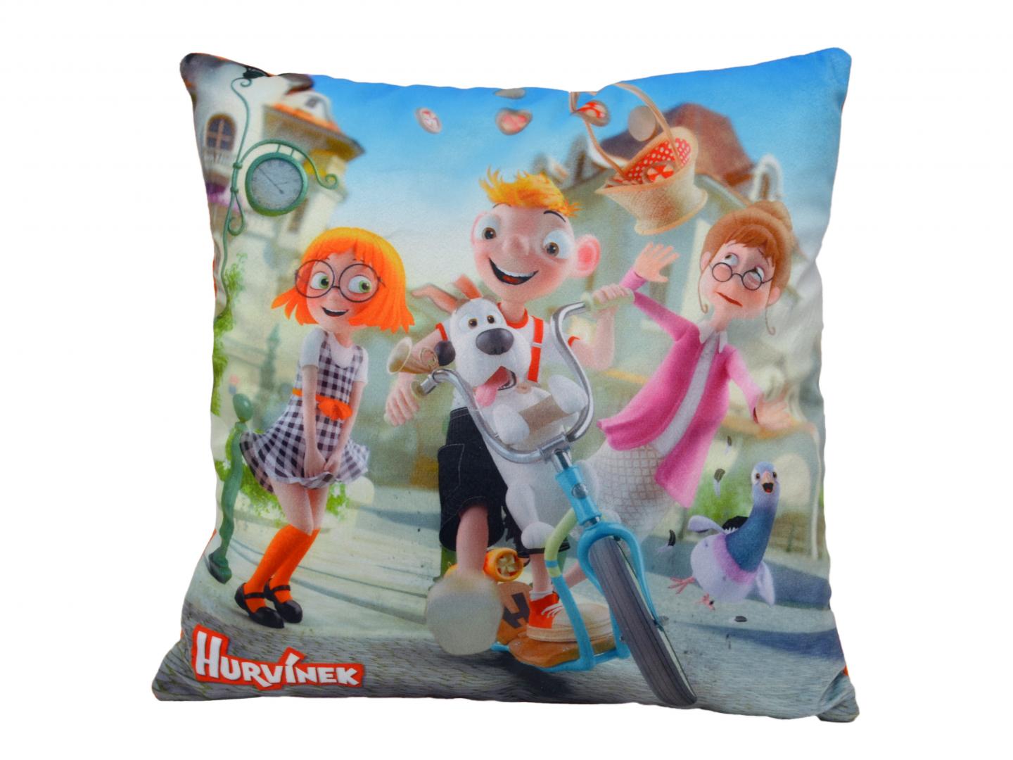 Harvie 30 x 30 cm Street Pillow / Hurvinek ulice polstarek (Spejbl a Hurvinek)