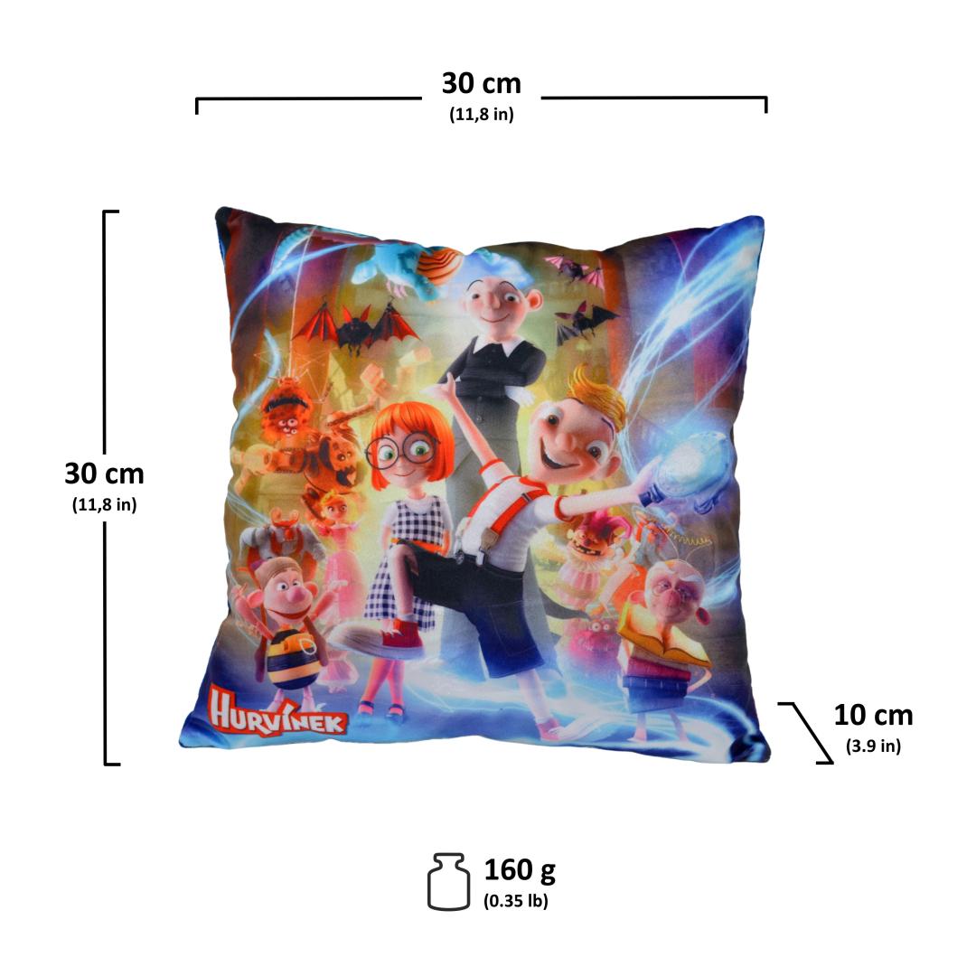 Harvie 30 x 30 cm Marionettes Pillow / Hurvinek Loutky polstarek (Spejbl a Hurvinek)