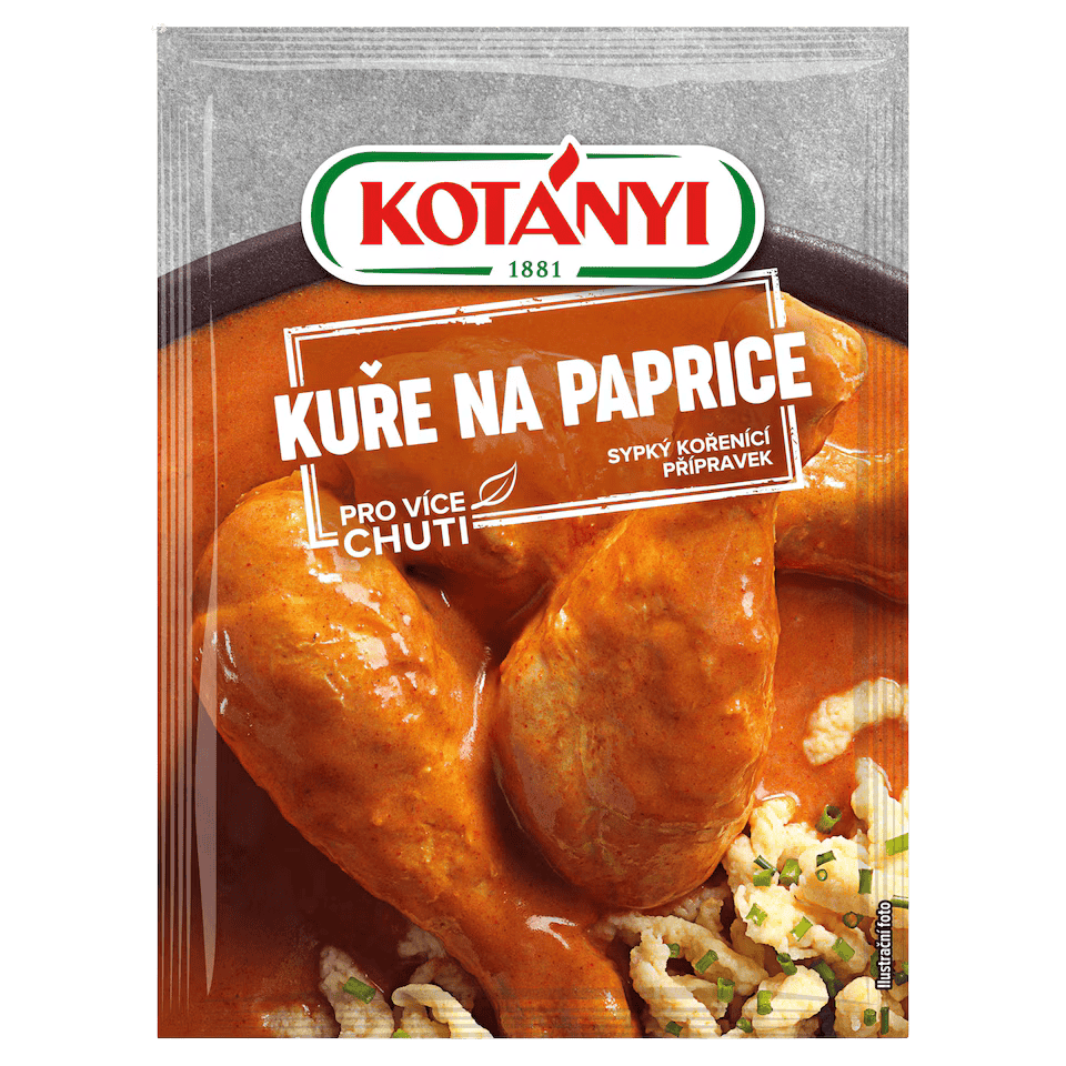 Gewürzte Hühnerfleisch auf Paprika / Koreni Kure na Paprice