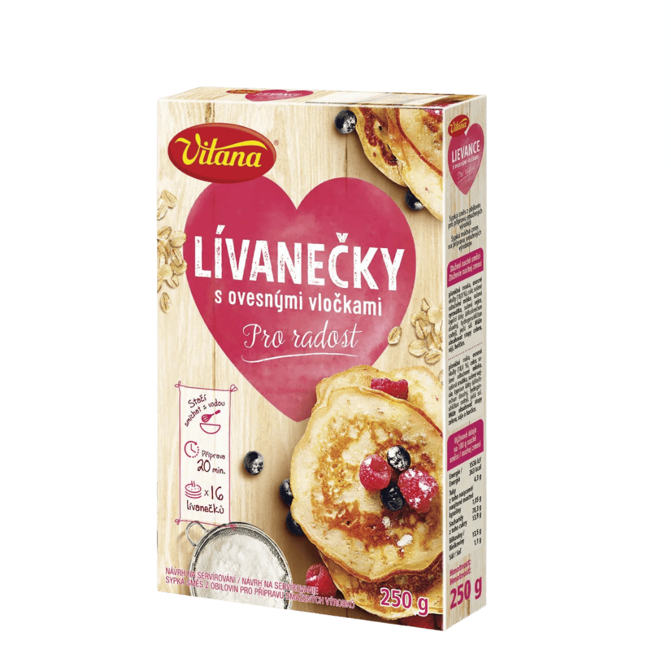 Vitana Pancakes with Oat Flakes / Livanecky s ovesnymi vlockami