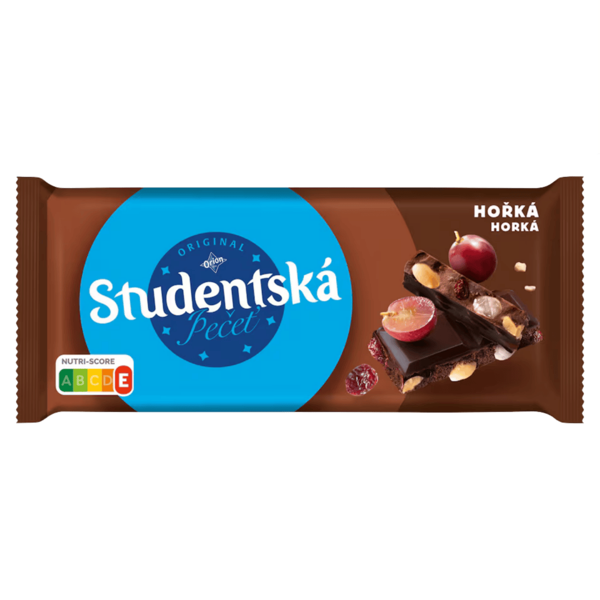 Orion Studentska Pecet Dark Chocolate Bar / Studentska Pecet horka cokolada