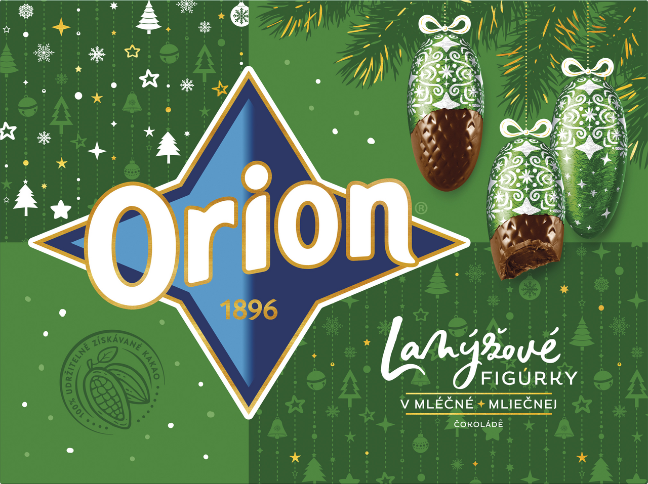 Orion Truffle Milk Chocolate Figurines / Lanyzove Figurky Mlecne