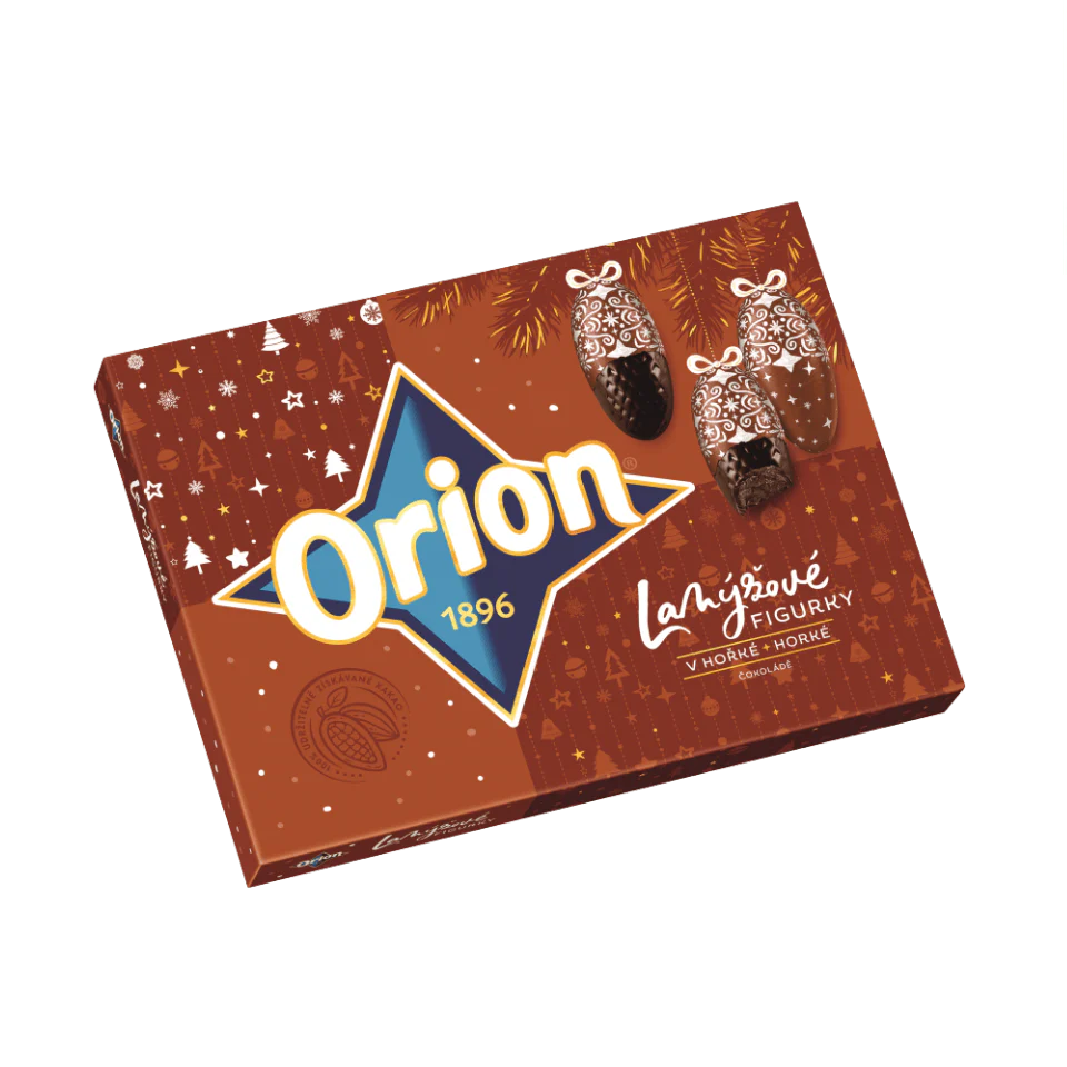 Orion Dark Chocolate Truffle Figures / Lanyzove figurky v horke cokolade