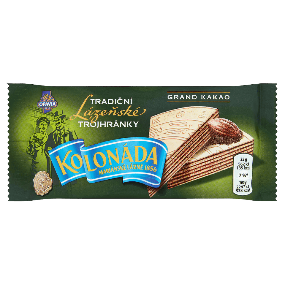 Opavia Kolonada Triangles Grand Kakao / Kolonada Trojhranky Lazenske Oplatky Grand Kakao
