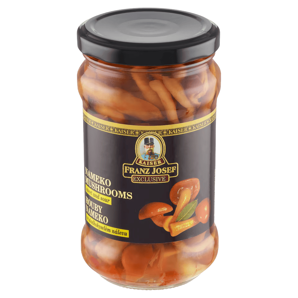 Franz Josef Kaiser Mushrooms Sweet and Sour / Houby Nameko ve sladkokyselem nalevu