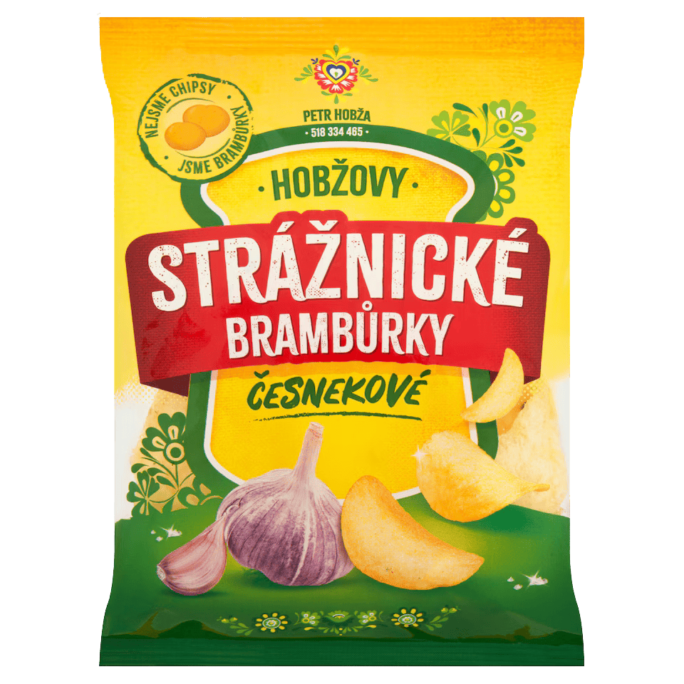 Petr Hobza Straznicke Potato Chips Garlic / Straznicke bramburky cesnekove