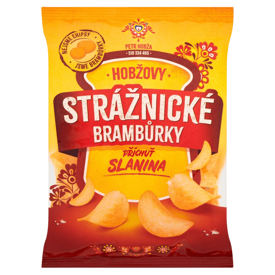 Petr Hobza Straznicke Potato Chips Bacon / Straznicke bramburky slanina