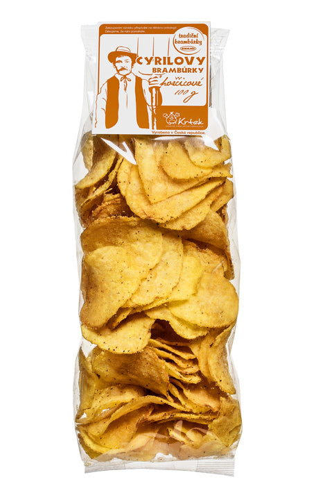 Cyrilovy bramburky mustard potato chips