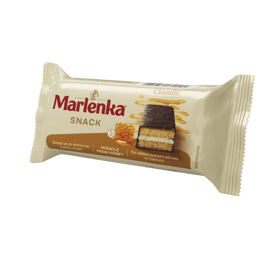 Marlenka Honey Snack 50 g / 1.76 oz (Pack of 5)