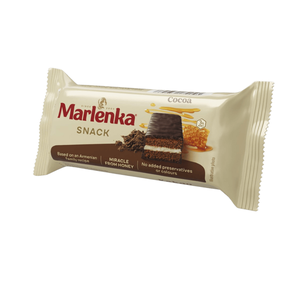 Marlenka Honey Snack 50 g / 1.76 oz (Pack of 5)