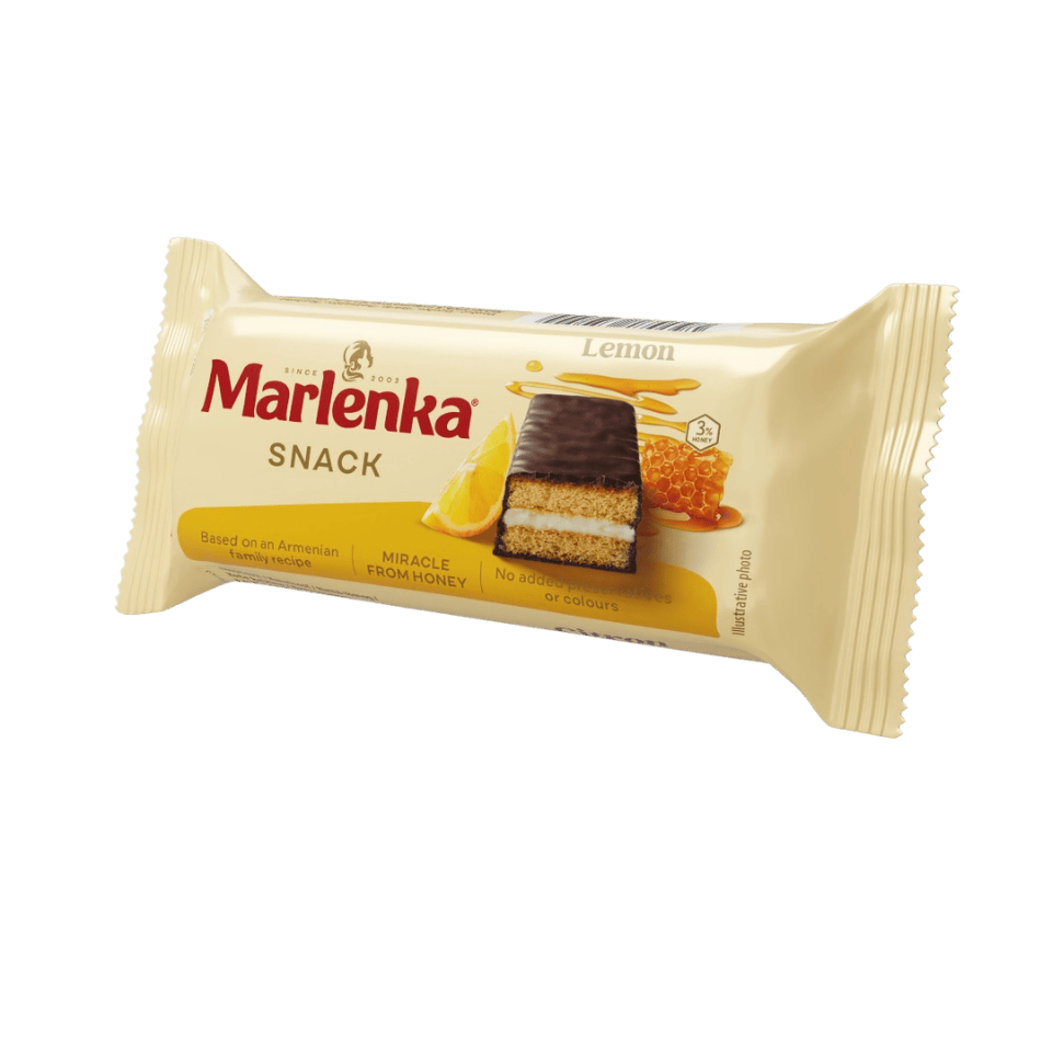 Marlenka Honey Snack 50 g / 1.76 oz (Pack of 5)