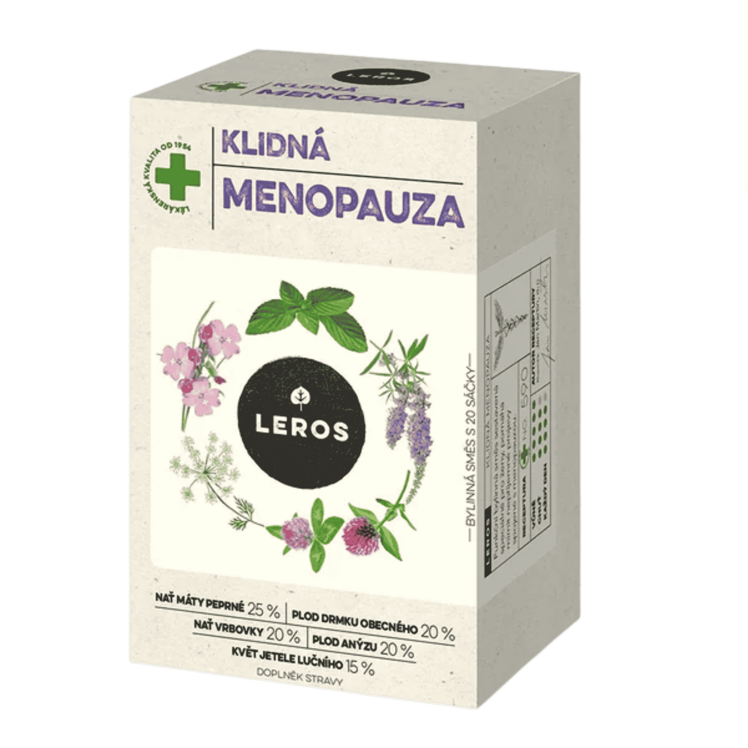 LEROS Calm Menopause Herbal Tea / Klidna menopauza bylinny caj