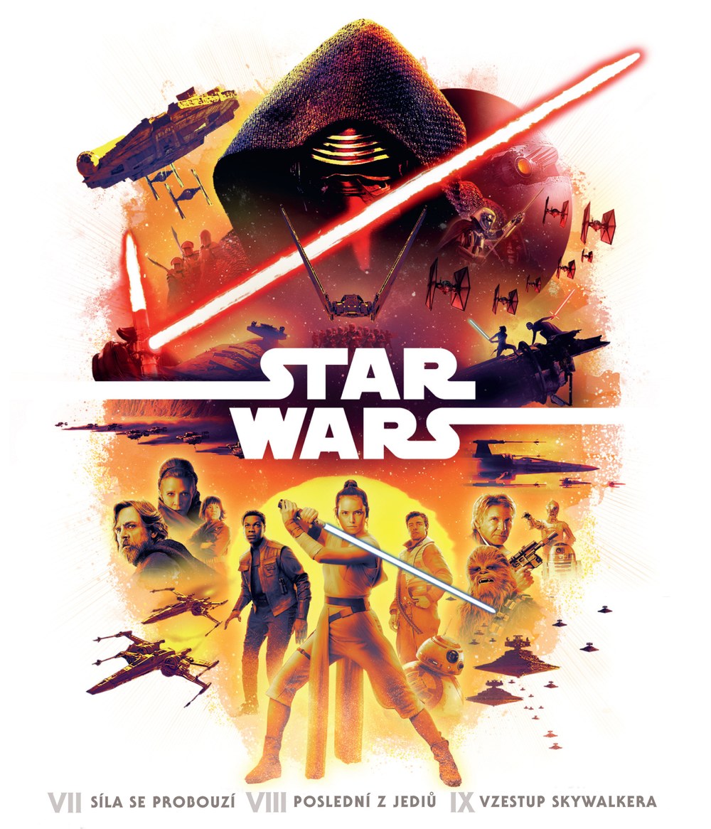 Star Wars: Episodes VII–IX Collection / Star Wars epizody VII-IX kolekce (bonus) 6 Blu-ray