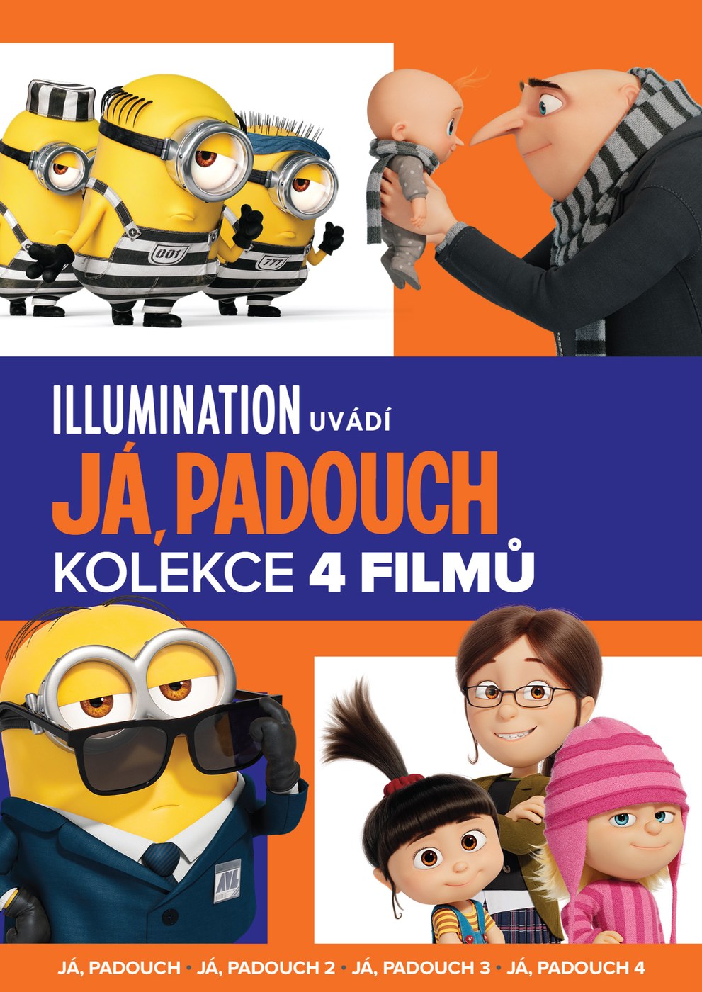 Despicable Me 4-Movie Collection / Ja, padouch kolekce 1-4 4 DVD