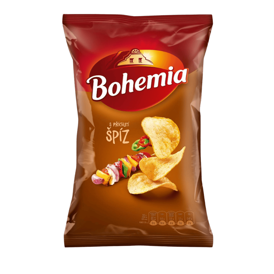 Bohemia chips 130 g / 4.59 oz (assorted) / Bohemia bramburky (ruzne)