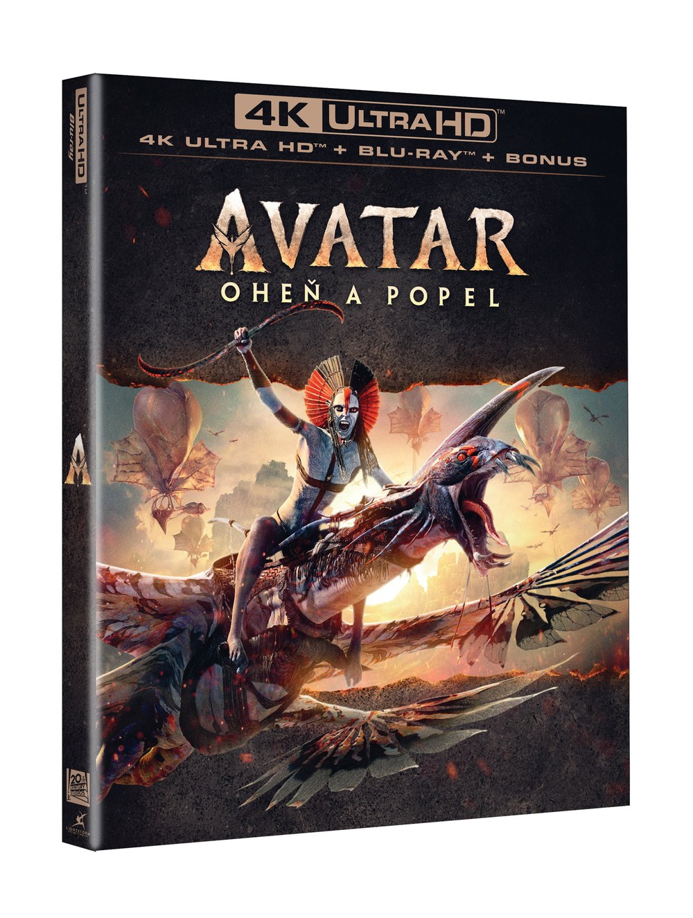 Avatar: Fire and Ash / Avatar: Ohen a popel - Edice v rukavu 4K Ultra HD + Blu-ray Bonus Disc