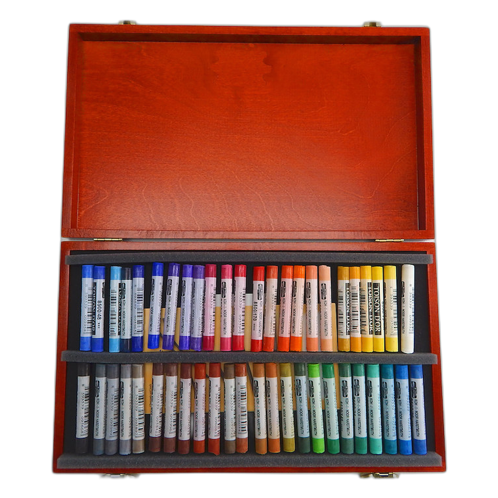 Koh-i-Noor Toison d'Or Soft Pastels 48 in Wooden Case