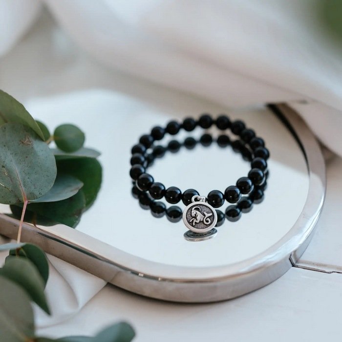 Manumi Gemstone Bracelet Kit, Zodiac Sign Capricorn