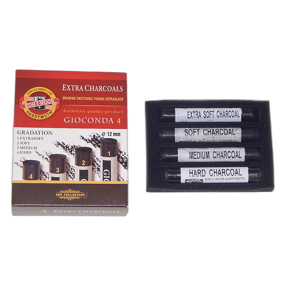 Koh-i-Noor Gioconda Artificial Charcoal Extra 4 Set