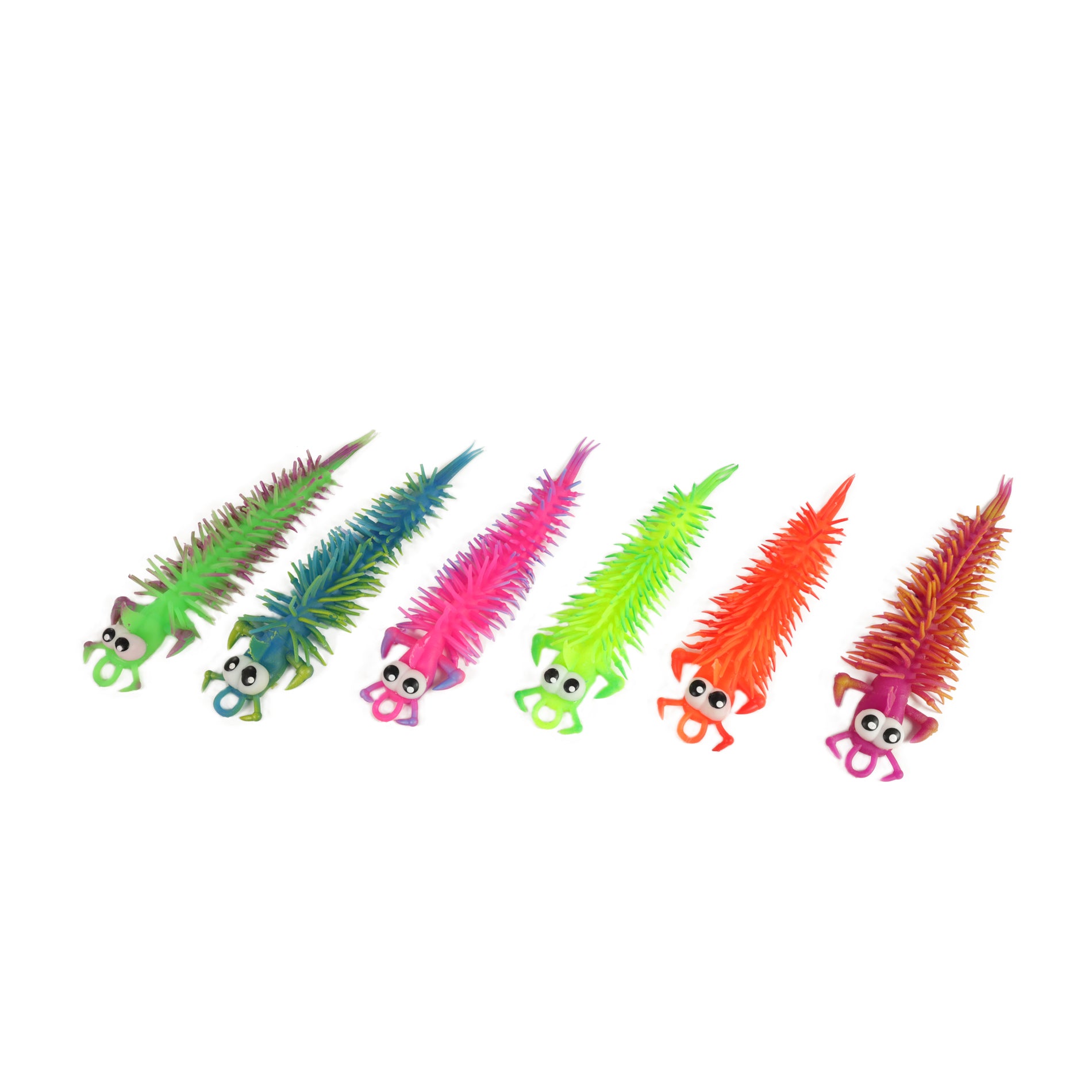 Stretchy centipede with big eyes 48 pcs