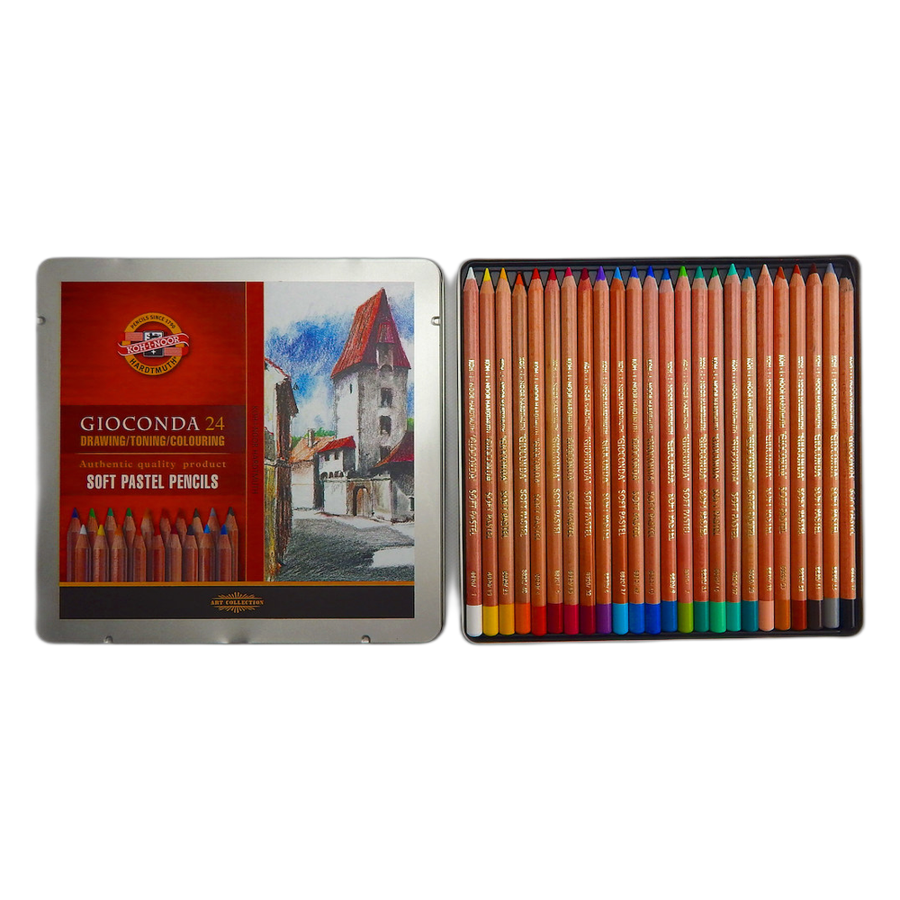 Koh-i-Noor Toison d'Or 8828 Pastel Pencils Set of 24