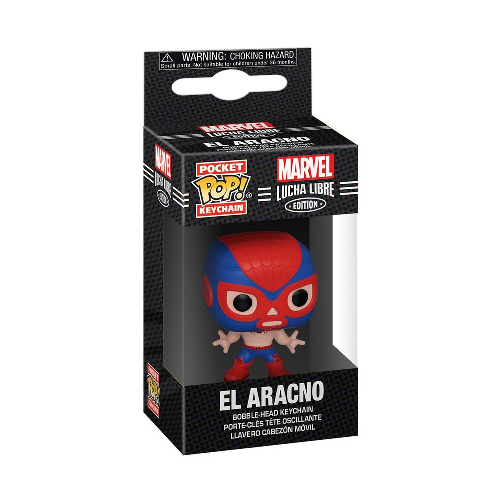 Funko POP! Keychain: Marvel Luchadores - Spider-Man