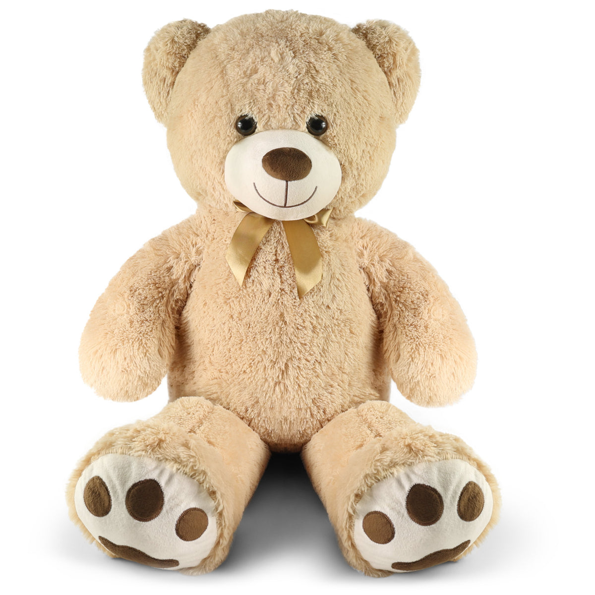 Large plush bear Fido light brown 100 cm