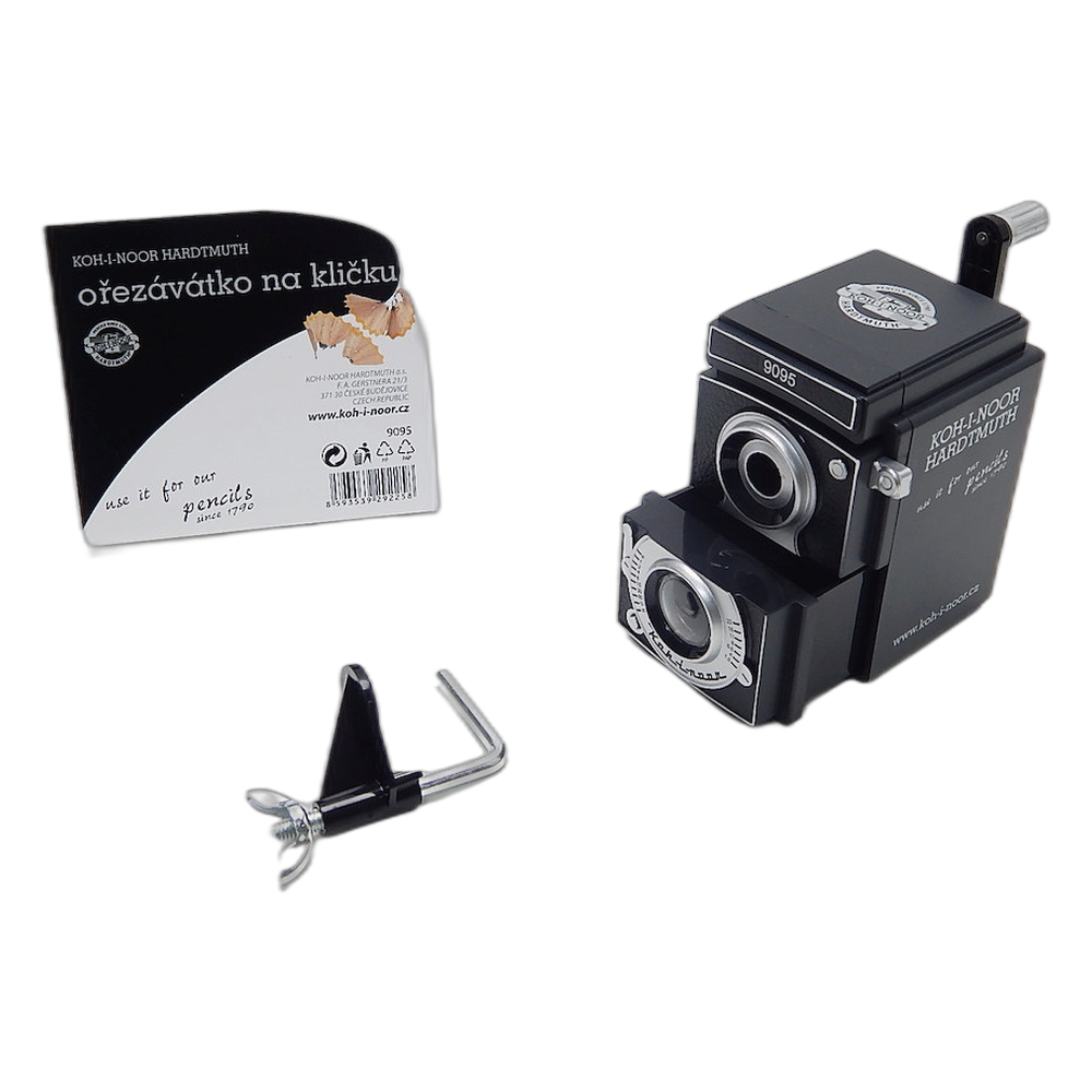Koh-i-Noor 9095 Desktop Crank Pencil Sharpener for Standard and Jumbo Pencils