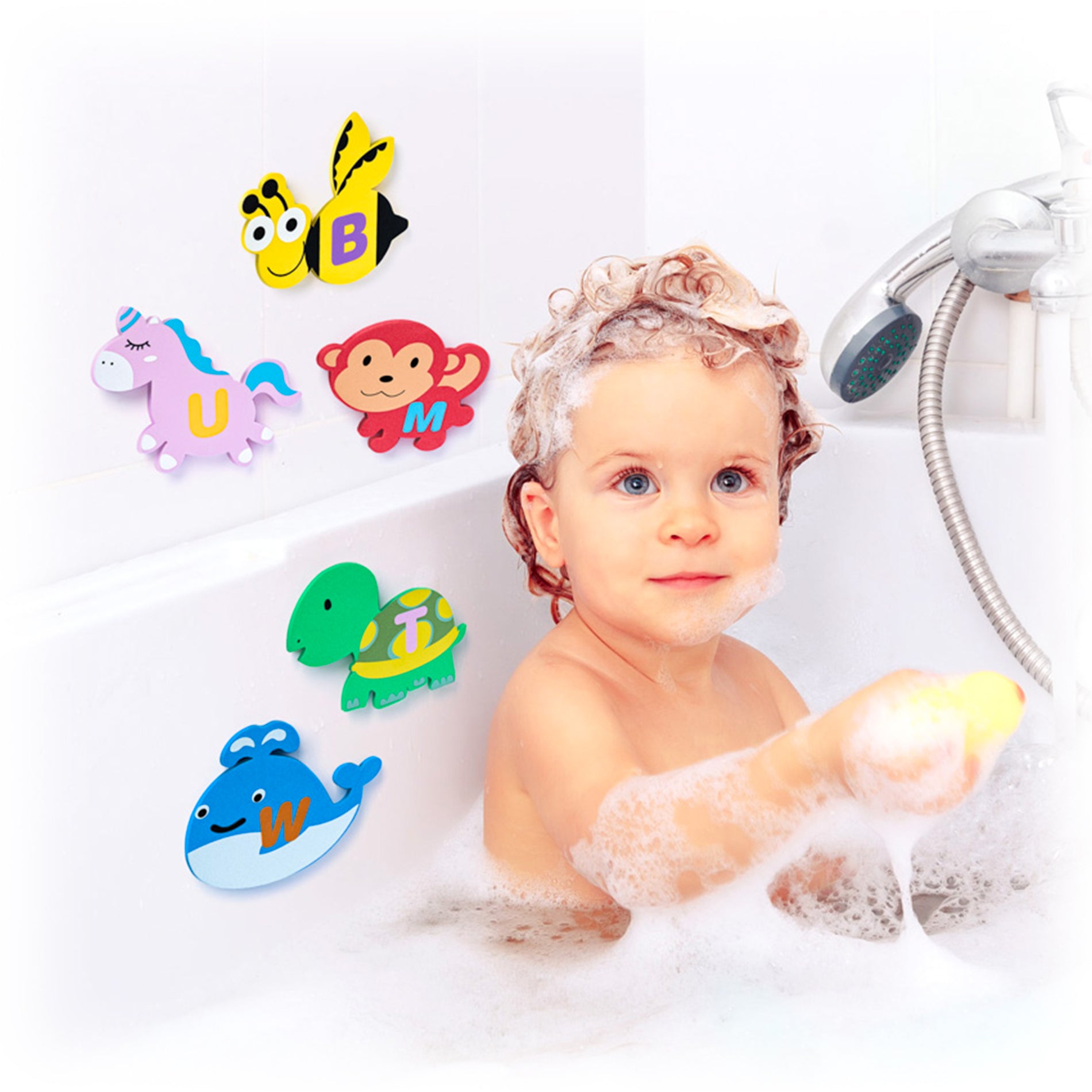 Foam animal bath puzzles 26 pcs