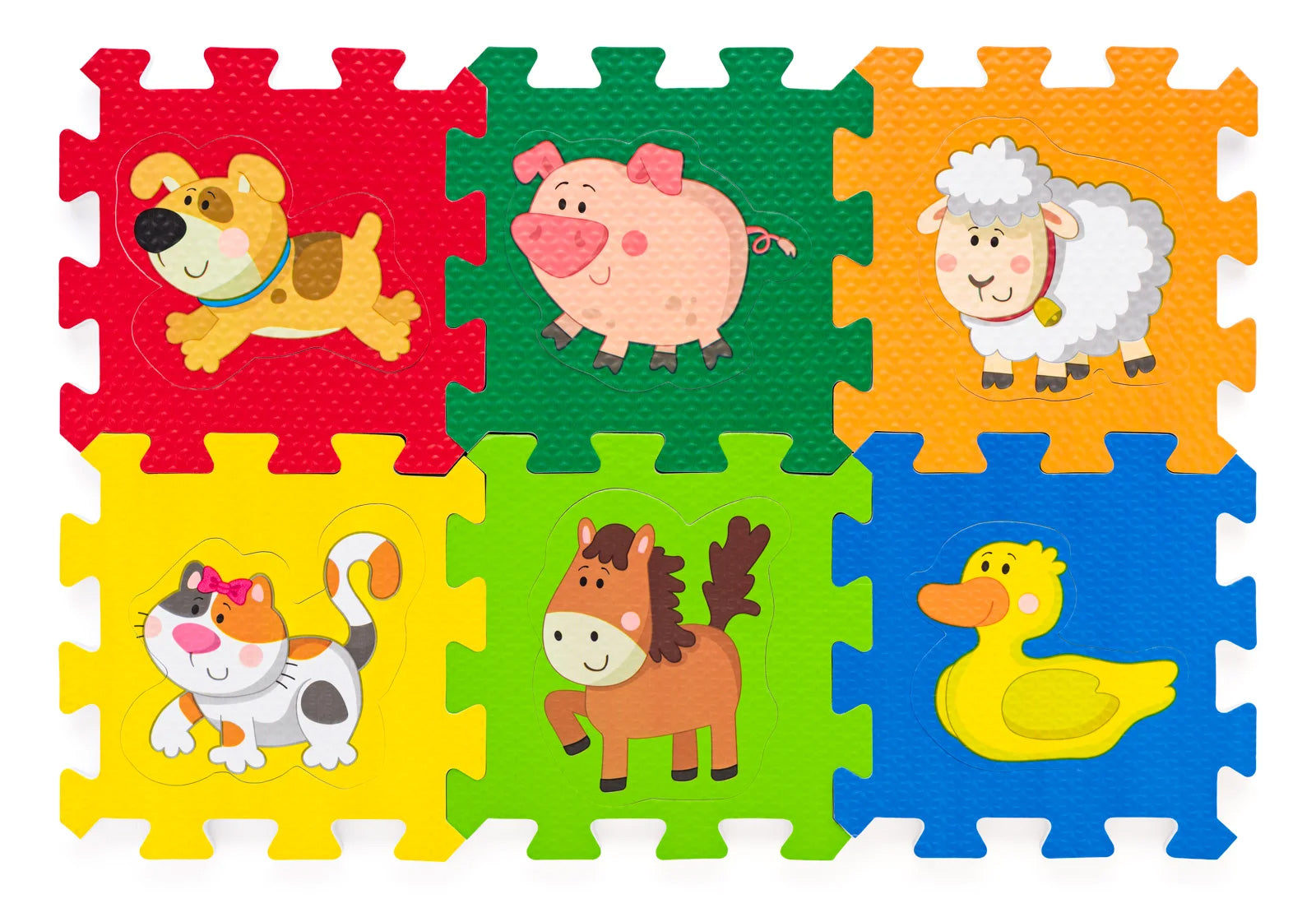 Foam animal puzzle 6 pcs
